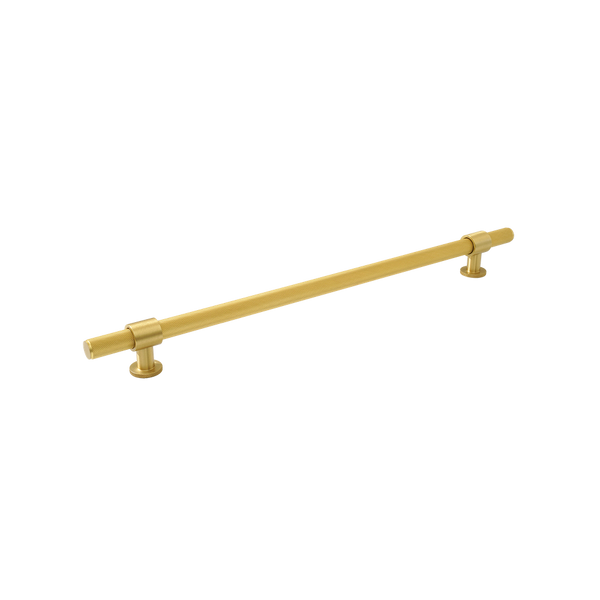 Momo Handles Belgravia Knurled Solid Brass Door Pull Handle Brushed Satin Brass