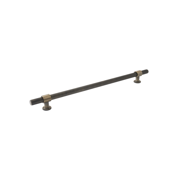 Momo Handles Belgravia Knurled Solid Brass Door Pull Handle Dark Brushed Brass