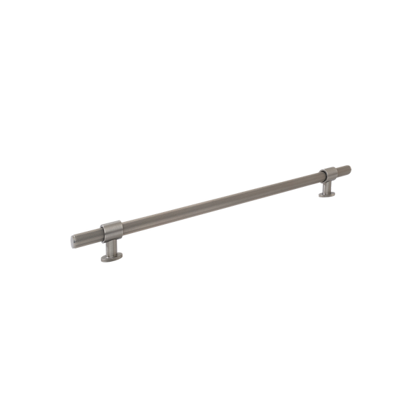 Momo Handles Belgravia Knurled Solid Brass Door Pull Handle Dull Brushed Nickel