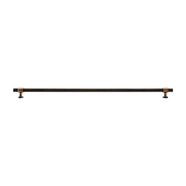 Momo Handles Belgravia Knurled Bar Pull Solid Brass 800mm Bronze