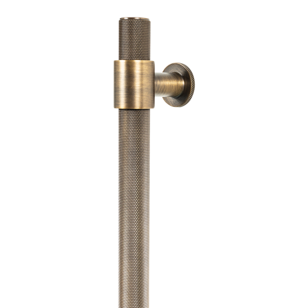Momo Handles Belgravia Knurled Bar Pull Solid Brass 800mm Bronze