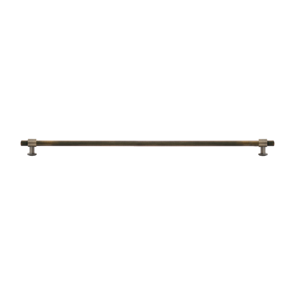 Momo Handles Belgravia Knurled Bar Pull Solid Brass 800mm Dark Brushed Brass