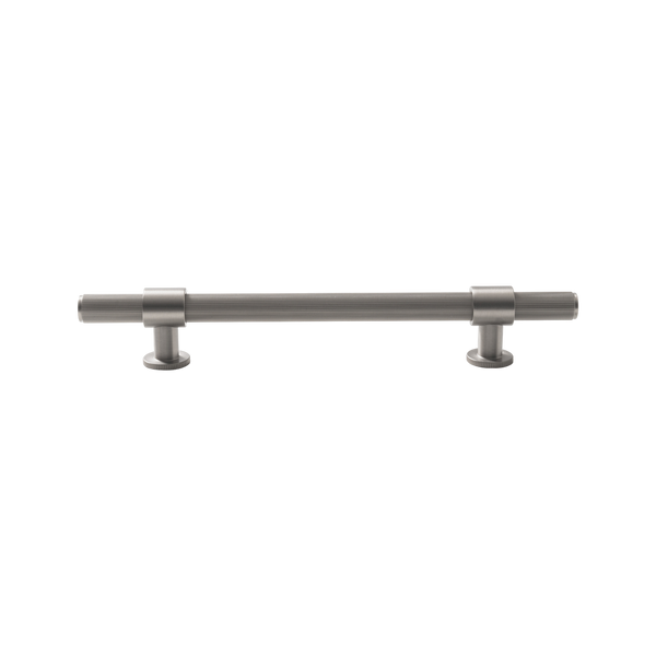 Momo Handles Belgravia Lined Bar Pull Solid Brass 160mm Dull Brushed Nickel