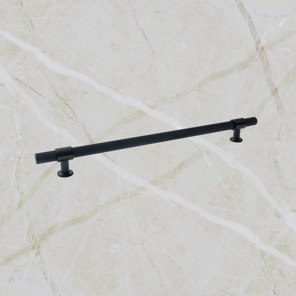 Momo Handles Belgravia Lined Solid Brass Door Pull Handle Matte Black