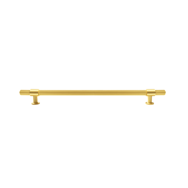 Momo Handles Belgravia Lined Solid Brass Entrance Pull Handle Brushed Satin Brass