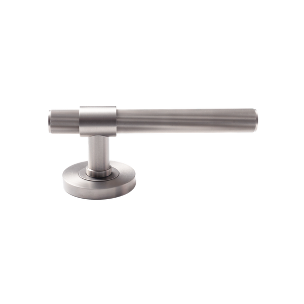 Momo Handles Belgravia Solid Brass Lined Lever Handle Set Dull Brushed Nickel