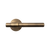 Momo Handles Belgravia Plain Solid Brass Mortice Lock Privacy Lever Set Dark Brushed Brass