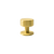 Momo Handles Belgravia Plain Round Knob Solid Brass 35mm Brushed Satin Brass