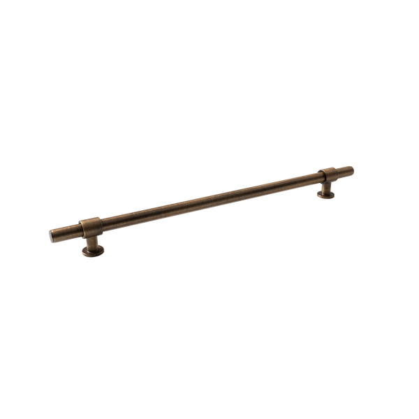 Momo Handles Belgravia Plain Bar Pull Solid Brass 320mm Bronze