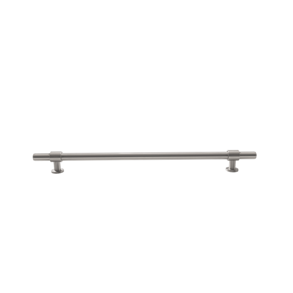 Momo Handles Belgravia Plain Bar Pull Solid Brass 320mm Dull Brushed Nickel