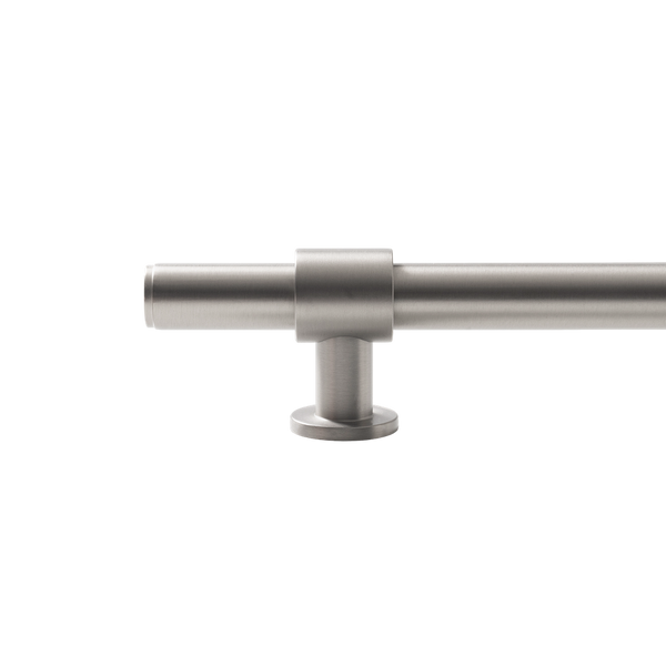 Momo Handles Belgravia Plain Bar Pull Solid Brass 320mm Dull Brushed Nickel