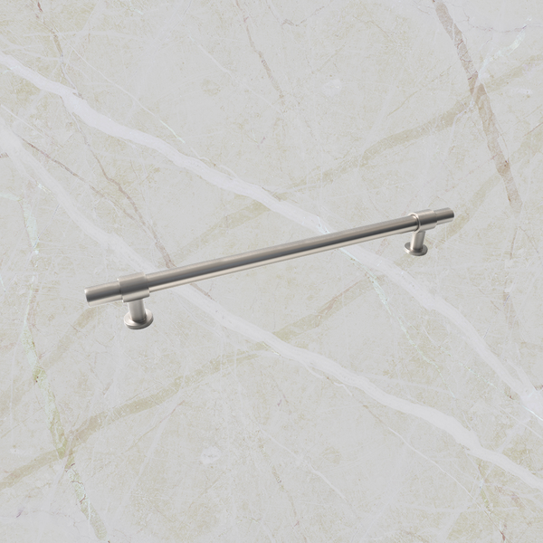 Momo Handles Belgravia Plain Solid Brass Door Pull Handle Dull Brushed Nickel
