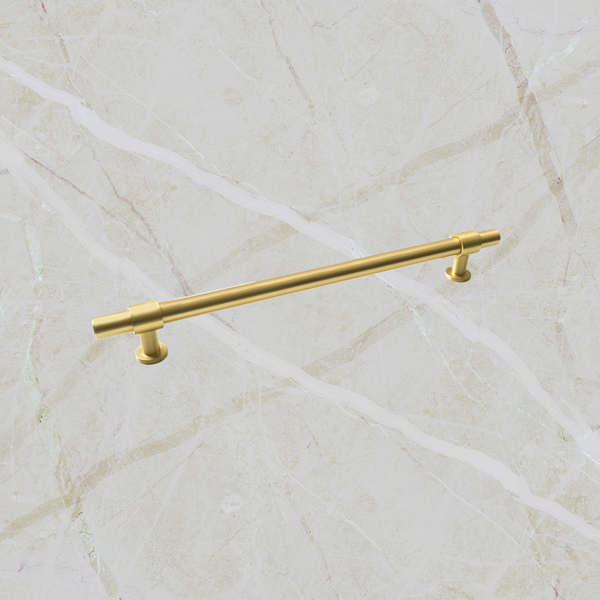 Momo Handles Belgravia Plain Appliance Pull Solid Brass 416mm Brushed Satin Brass