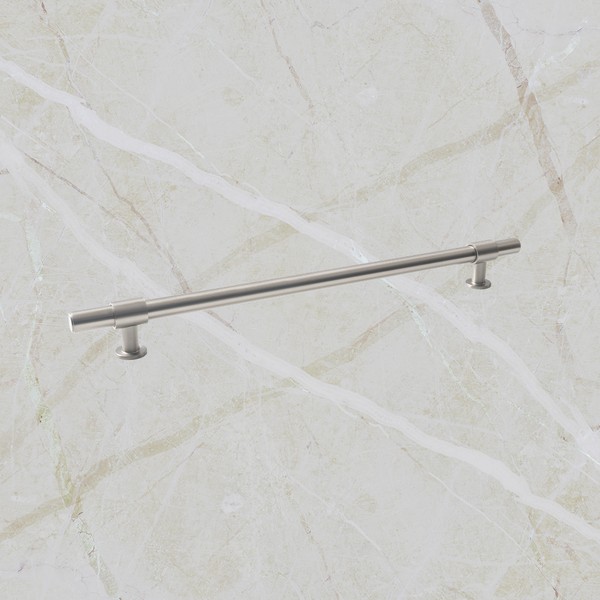 Momo Handles Belgravia Plain Appliance Pull Solid Brass 416mm Dull Brushed Nickel