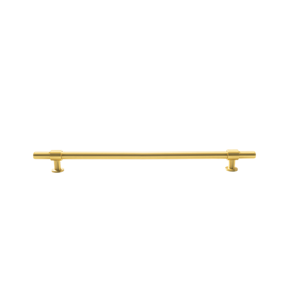 Momo Handles Belgravia Plain Solid Brass Entrance Pull Handle Brushed Satin Brass