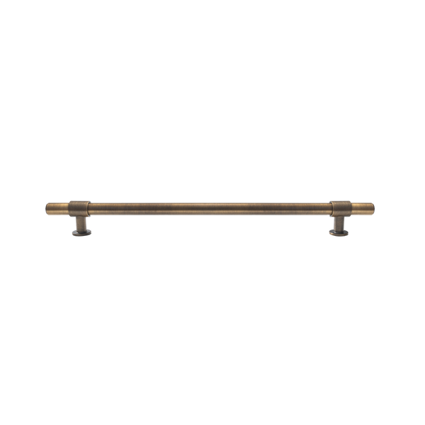 Momo Handles Belgravia Plain Solid Brass Entrance Pull Handle Dark Brushed Brass