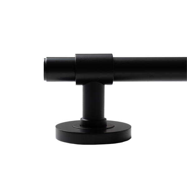 Momo Handles Belgravia Plain Lever Handle Set Matte Black