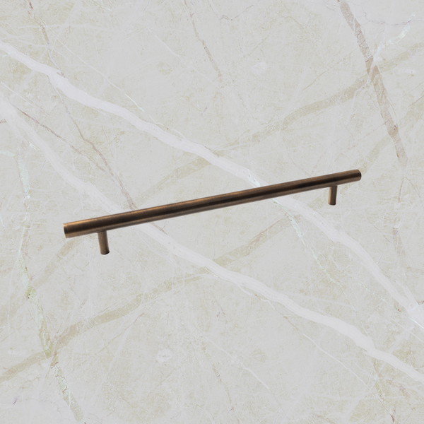 Momo Handles Bellevue Plain Solid Brass Entrance Pull Handle Bronze