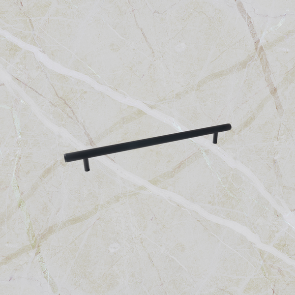 Momo Handles Bellevue Solid Brass Lined Door Pull With Back to Back Fixing Matte Black