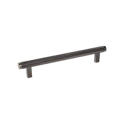 Momo Handles Bellevue Knurled Bar Pull Solid Brass 160mm Dark Bronze