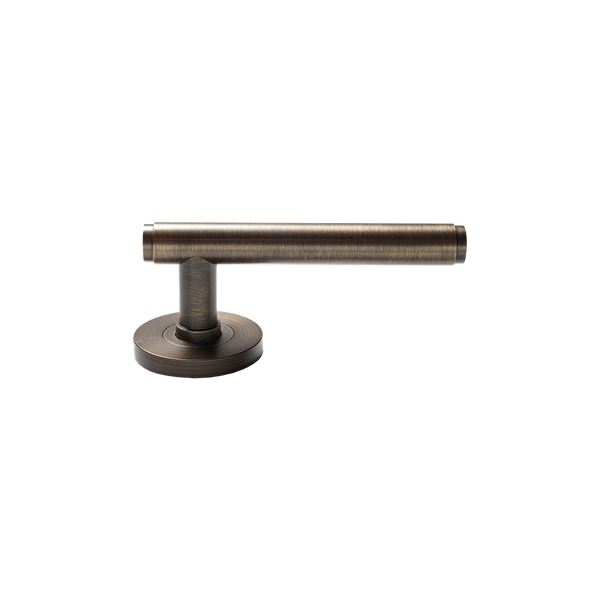 Momo Handles Bellevue Solid Brass Plain Mortice Lock Passage Lever Set Bronze