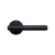 Momo Handles Bellevue Solid Brass Plain Tubular Latch Passage Lever Set Matte Black
