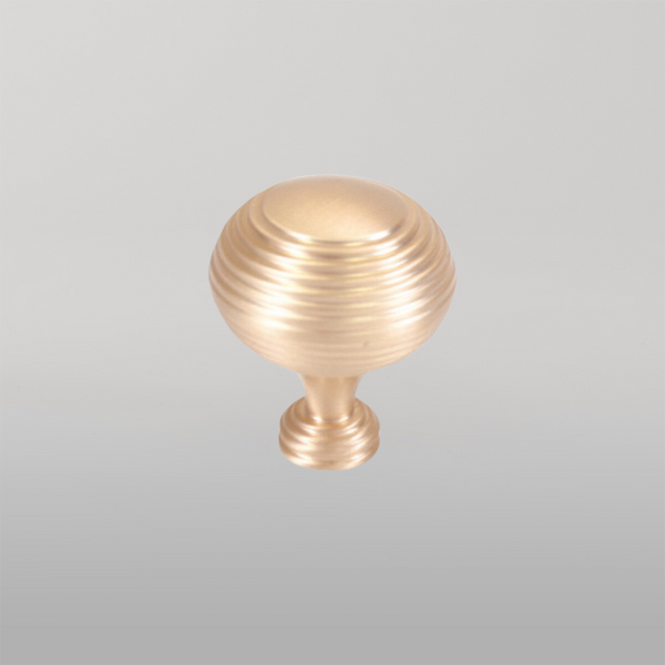 Momo Handles Momo Catona Round Knob 32mm Brushed Matte Brass