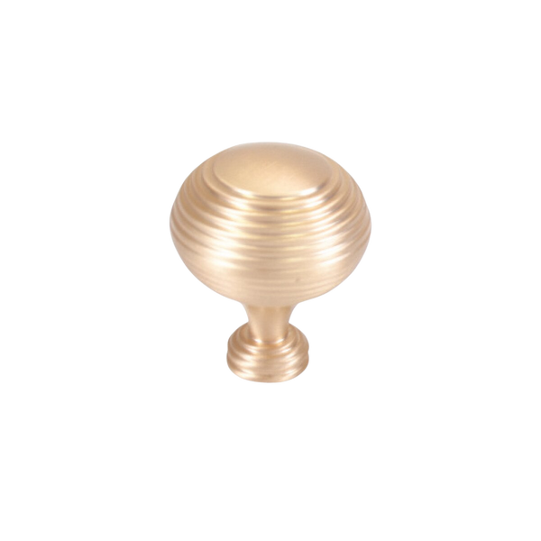 Momo Handles Momo Catona Round Knob 32mm Brushed Matte Brass