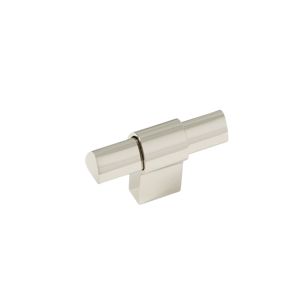 Momo Handles Momo Casper T Knob 60mm Polished Nickel