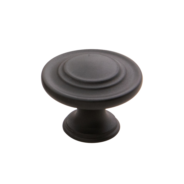 Momo Handles Momo Florencia Concentric Knob 33mm Matte Black
