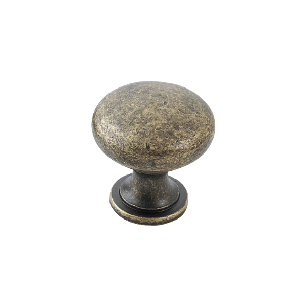 Momo Handles Momo Florencia Plain Knob 29mm Antique Brass