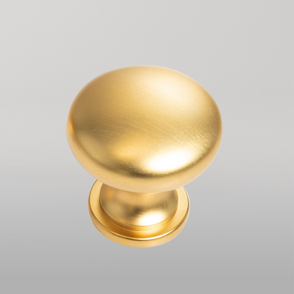 Momo Handles Momo Florencia Plain Knob 29mm Brushed Matte Brass