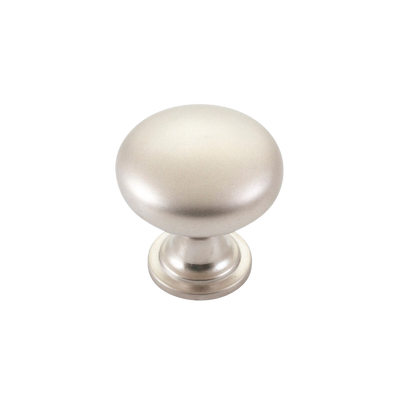 Momo Handles Momo Florencia Plain Knob 29mm Satin Nickel