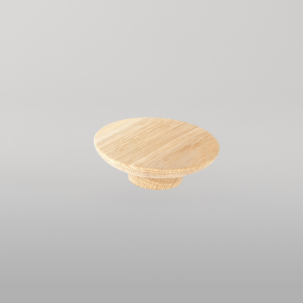 Momo Handles Momo Daintree Full Round Timber Handle 100mm Raw American Oak