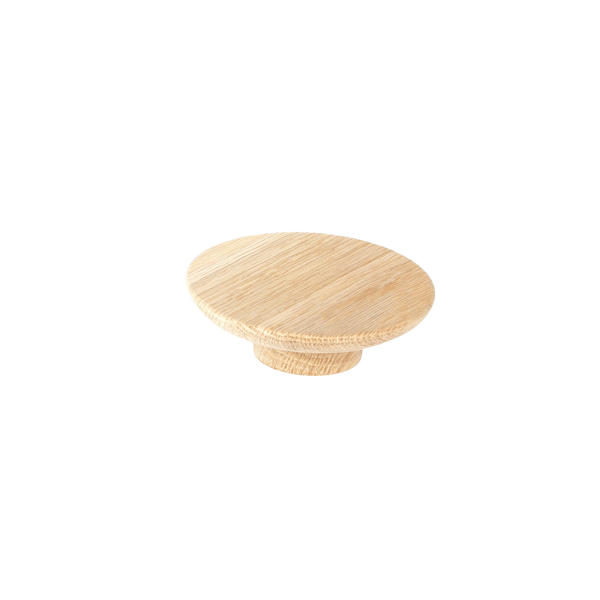 Momo Handles Momo Daintree Full Round Timber Handle 100mm Raw American Oak