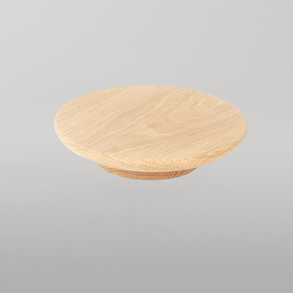 Momo Handles Momo Daintree Full Round Timber Handle 200mm Raw American Oak