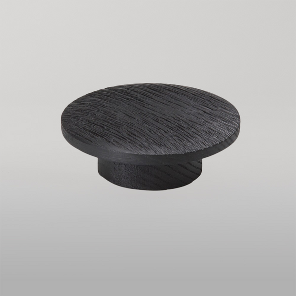 Momo Handles Momo Echo Timber Knob 60mm Black Woodgrain