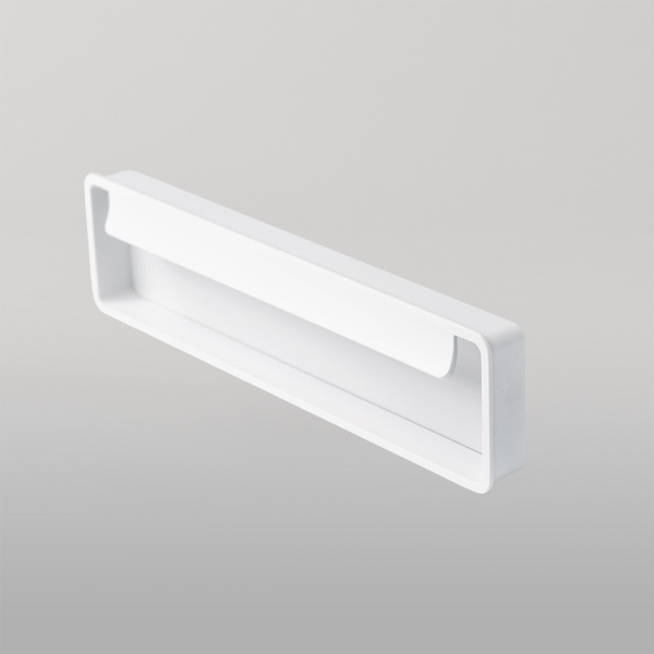 Momo Handles Momo Fold Flush Pull Handle 128mm Matte White