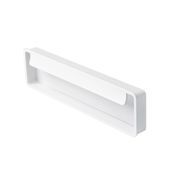 Momo Handles Momo Fold Flush Pull Handle 128mm Matte White
