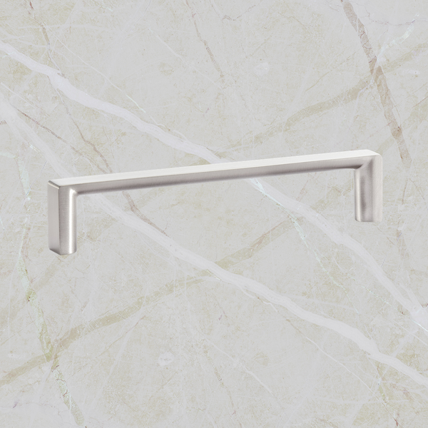 Momo Handles Dallas D Handle 128mm Dull Brushed Nickel