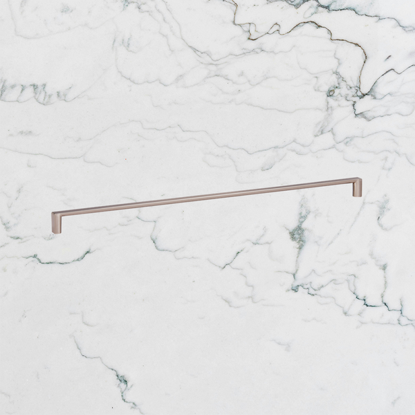 Momo Handles Dallas D Handle 448mm Dull Brushed Nickel