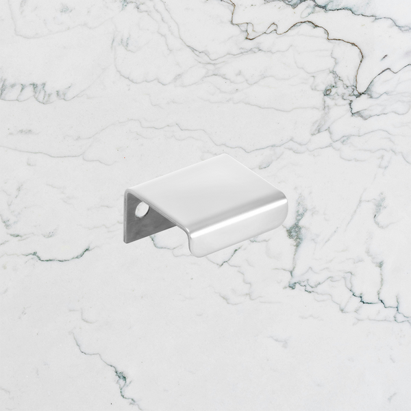 Momo Handles Ferrara Lip Pull 25mm Polished Stainless Steel