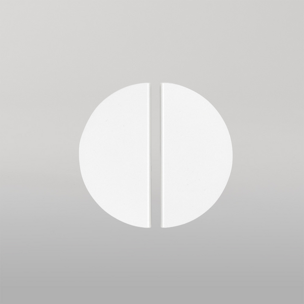 Momo Handles Momo Sola Half Round Lip Pull Handle 80mm White