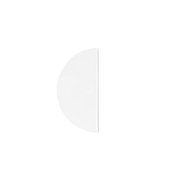 Momo Handles Momo Sola Half Round Lip Pull Handle 80mm White