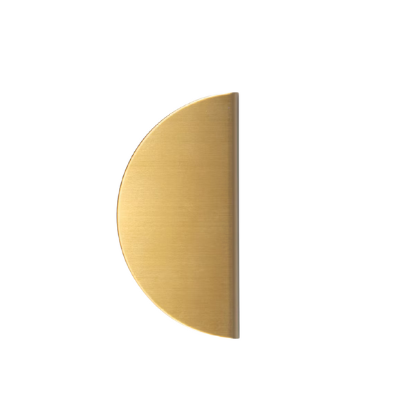 Momo Handles Momo Sola Half Round Lip Pull Handle 120mm Brushed Brass