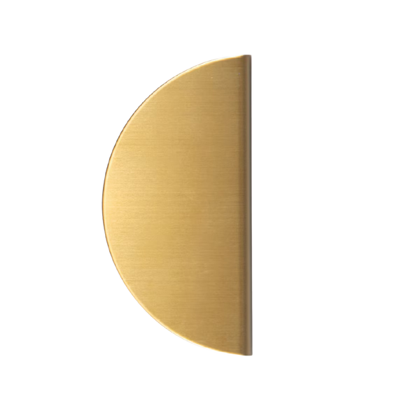 Momo Handles Momo Sola Half Round Lip Pull Handle 160mm Brushed Brass