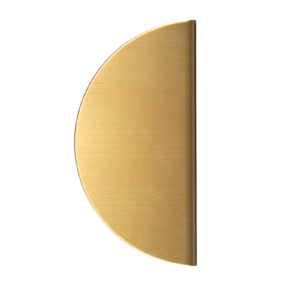 Momo Handles Momo Sola Half Round Lip Pull Handle 240mm Brushed Brass