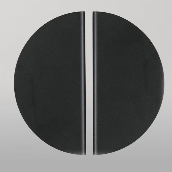 Momo Handles Momo Sola Half Round Lip Pull Handle 240mm Matte Black