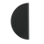 Momo Handles Momo Sola Half Round Lip Pull Handle 240mm Matte Black