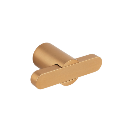 Momo Handles Momo Fusion T Knob 58mm Brushed Dark Brass